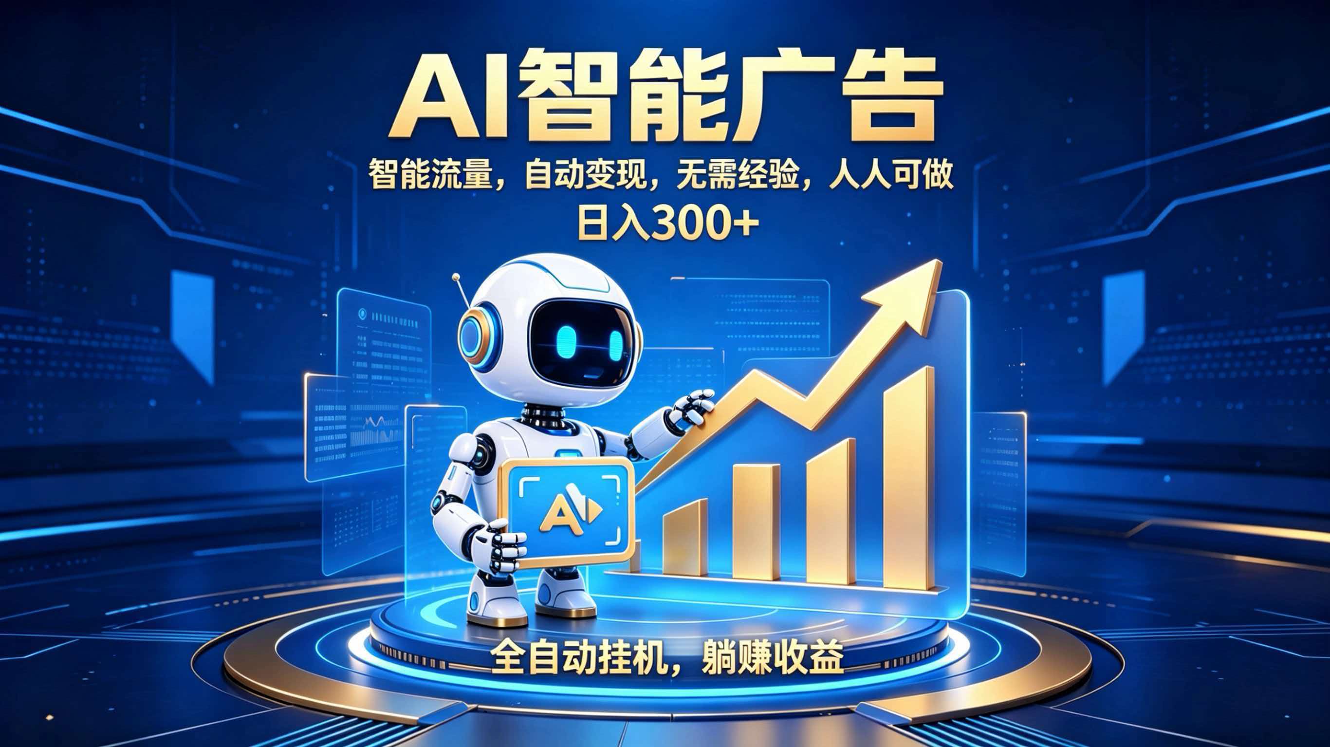 轻资产新赛道,全自动AI广告,打造持续收益-创业信息网